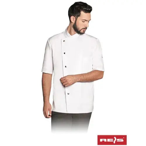 Bluza kucharska męska z krótkim rękawem BCHEF-MEN